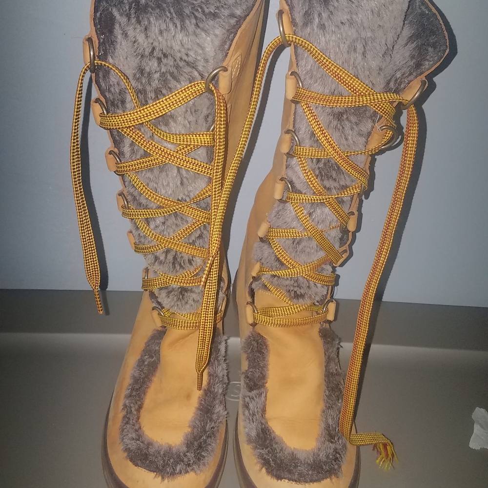 Timberland fur boots